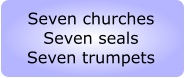 Seven churches Seven seals Seven trumpets